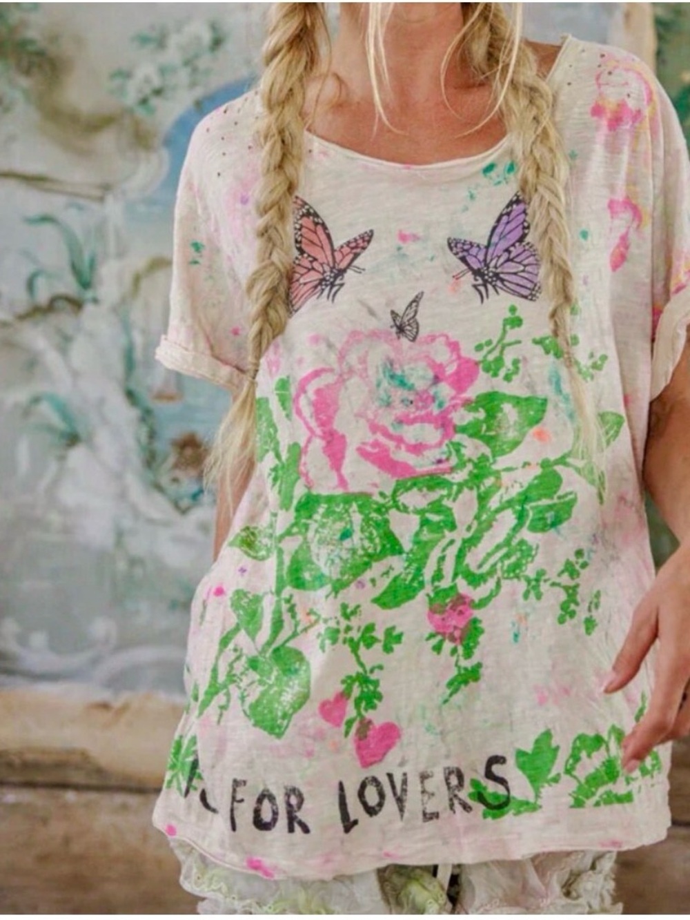 Magnolia Pearl “Is For Lovers" boyfriend tee